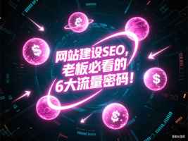 不搞SEO？你的网站是在玩“躲猫猫”吗？老板必看的6大流量密码！
